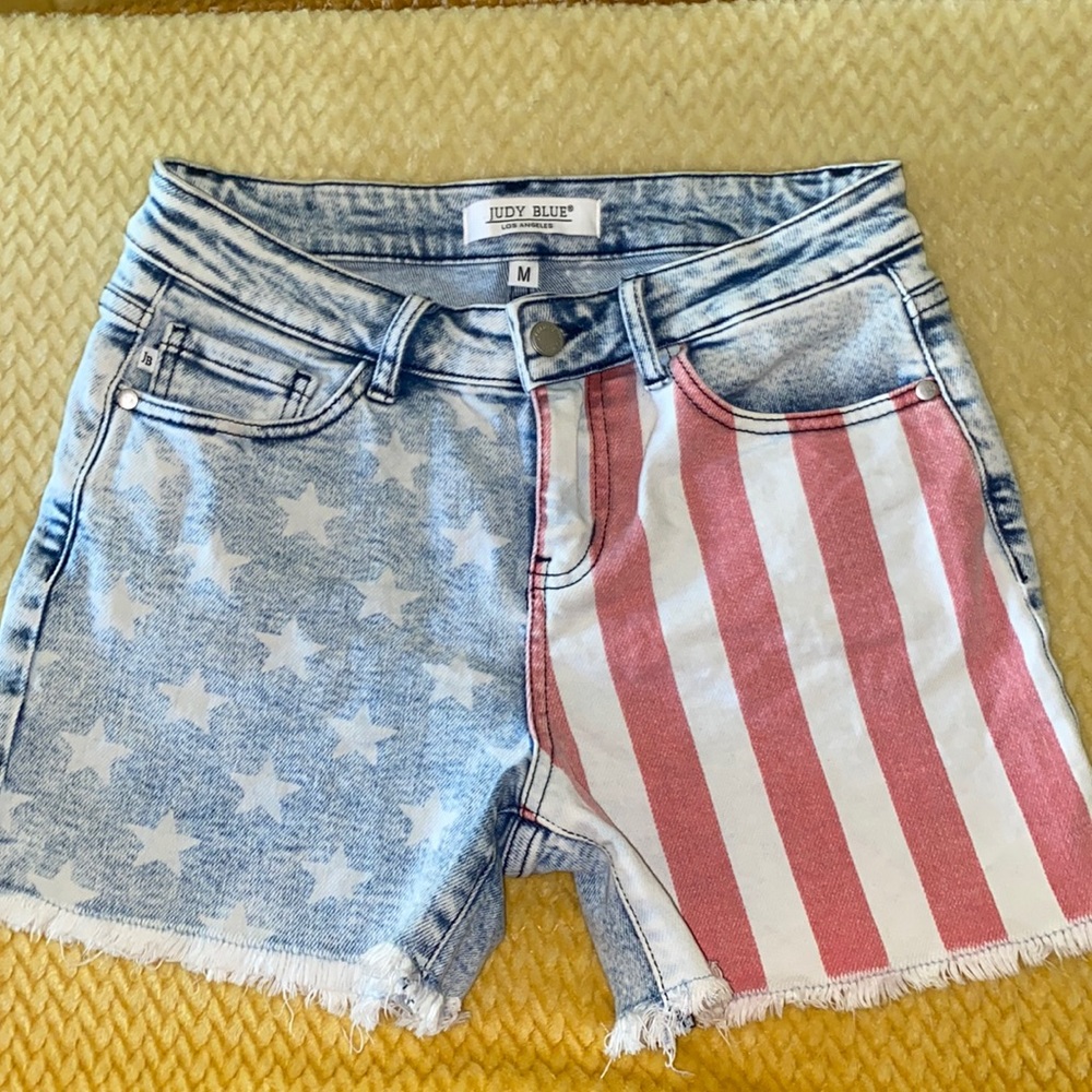 Judy Blue American Flag shorts